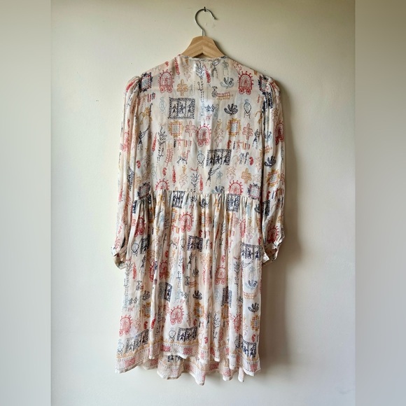 NWT VELVET GRAHAM SPENCER | Tawni Embroidered Tunic MIDI dress | xs - Picture 12 of 13